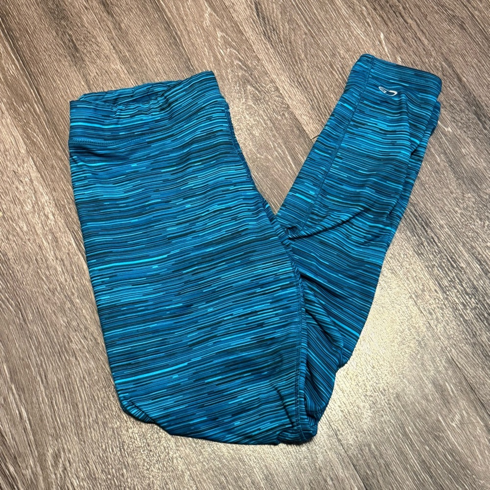 Champion Duo Dry Blue Athletic Leggings